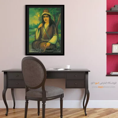 خرید تابلو نقاشی مینیاتور کلاسیک - درویش جوان – تابلو نقاشی ایرانی - اسپو دکور