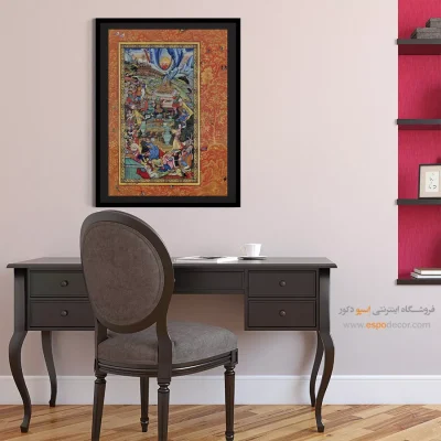 خرید تابلو برای کافه - حضرت نوح – تابلو نقاشی ایرانی - اسپو دکور