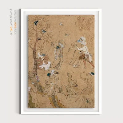 خرید تابلو نقاشی اصیل - دراویش – تابلو نقاشی ایرانی - اسپو دکور