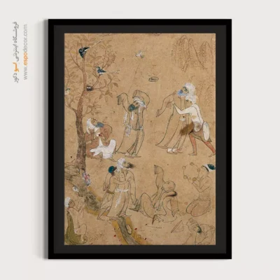 خرید تابلو نقاشی اصیل - دراویش – تابلو نقاشی ایرانی - اسپو دکور