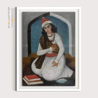 خرید تابلو نقاشی ایرانی - درویش نشسته – تابلو نقاشی ایرانی - اسپو دکور