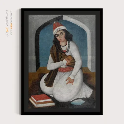 خرید تابلو نقاشی ایرانی - درویش نشسته – تابلو نقاشی ایرانی - اسپو دکور