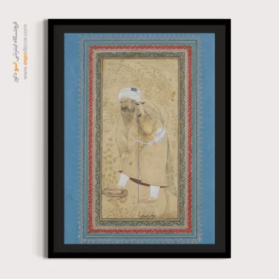 خرید تابلو نقاشی ایرانی طرح سنتی - درویش نصیر بن بخارایی – تابلو نقاشی ایرانی - اسپو دکور