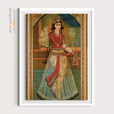 خرید تابلو نقاشی دستی - دوشیزه رقصنده – تابلو نقاشی ایرانی - اسپو دکور