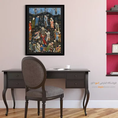 خرید تابلو نقاشی مینیاتور شیک - رقص دراویش – تابلو نقاشی ایرانی - اسپو دکور