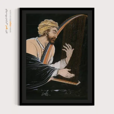 خرید تابلو نقاشی مینیاتوری - رودکی – تابلو نقاشی ایرانی - اسپو دکور