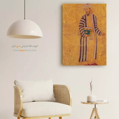 خرید تابلو هنری مینیاتور خاص - زاهد – تابلو نقاشی ایرانی - اسپو دکور