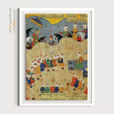 خرید هنرهای دستی - سخن‌های زیبنده دلنواز  – تابلو نقاشی ایرانی - اسپو دکور