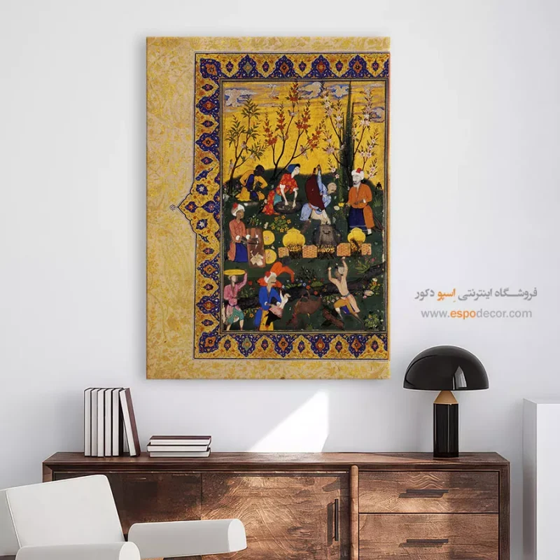 سوروسات جشن - تابلو نقاشی ایرانی - Image 3