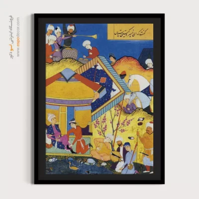 تابلو نقاشی ایرانی - کتاب روضة الانوار – تابلو نقاشی ایرانی - اسپو دکور