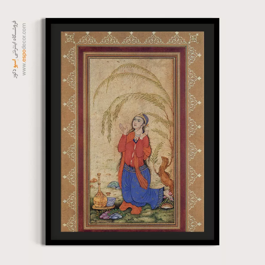 نقاشی مینیاتور - اثر هنرکار – تابلو نقاشی ایرانی - اسپو دکور