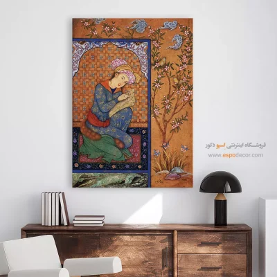 نقاشی دست‌ساز ایرانی - اثر هنرکار – تابلو نقاشی ایرانی - اسپو دکور