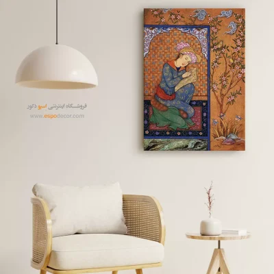 نقاشی دست‌ساز ایرانی - اثر هنرکار – تابلو نقاشی ایرانی - اسپو دکور