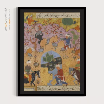 هنر ایرانی - شیرین و فرهاد  – تابلو نقاشی ایرانی - اسپو دکور