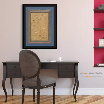 هنر دستی - صحنه شکار – تابلو نقاشی ایرانی - اسپو دکور