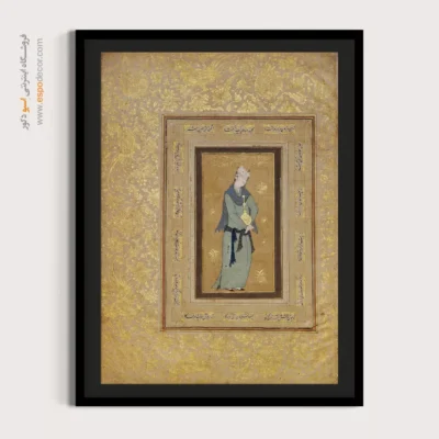 هنر زیبای ایرانی - آلبوم صفوی – تابلو نقاشی ایرانی - اسپو دکور