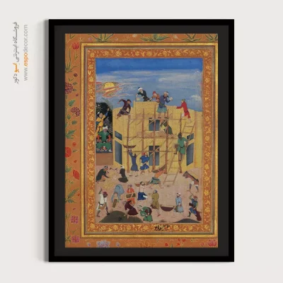 تابلو نقاشی کمال الدین بهزاد - اثر کمال الدین بهزاد – تابلو نقاشی ایرانی - اسپو دکور