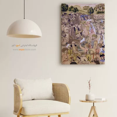 تابلو هنر سنتی ایرانی - داوری سلیمان – تابلو نقاشی ایرانی - اسپو دکور