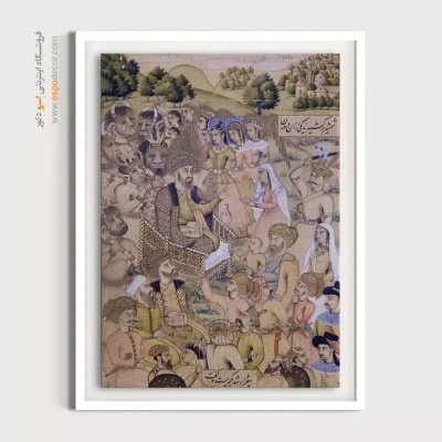 تابلو هنر سنتی ایرانی - داوری سلیمان – تابلو نقاشی ایرانی - اسپو دکور