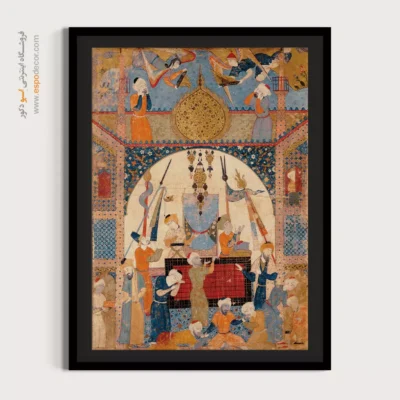 تابلو هنر مینیاتور - کتاب پیشگویی‌ها – تابلو نقاشی ایرانی - اسپو دکور