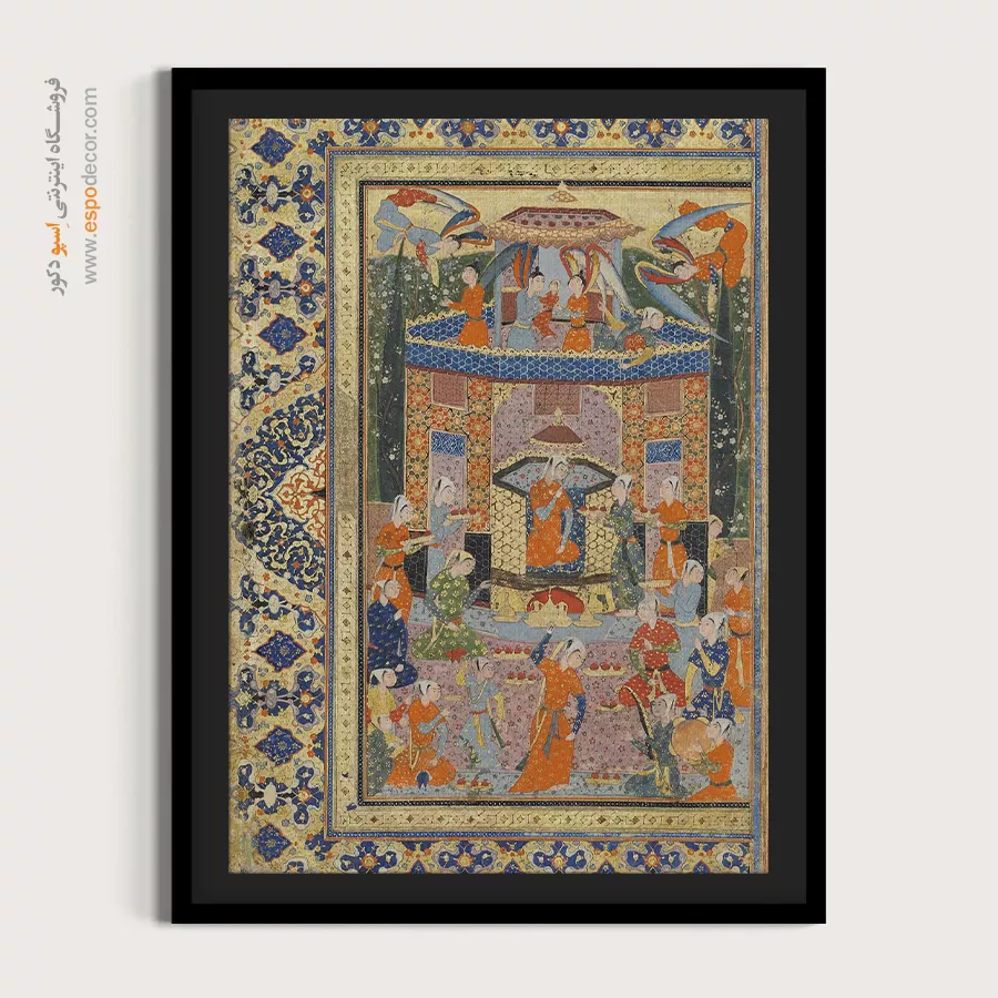 خرید تابلوهای نقاشی ایرانی - ملکه سبا – تابلو نقاشی ایرانی - اسپو دکور