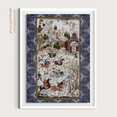 تابلو نقاشی ایرانی قدیمی - اثر میرزا آقا امامی – تابلو نقاشی ایرانی - اسپو دکور