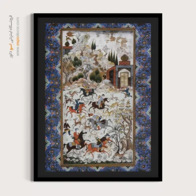 تابلو نقاشی ایرانی قدیمی - اثر میرزا آقا امامی – تابلو نقاشی ایرانی - اسپو دکور