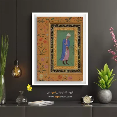 خرید بهترین نقاشی ایرانی - کتاب مرقع هند – تابلو نقاشی ایرانی - اسپو دکور