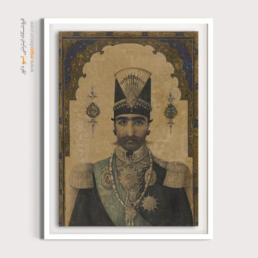 تابلو نقاشی از ناصرالدین شاه