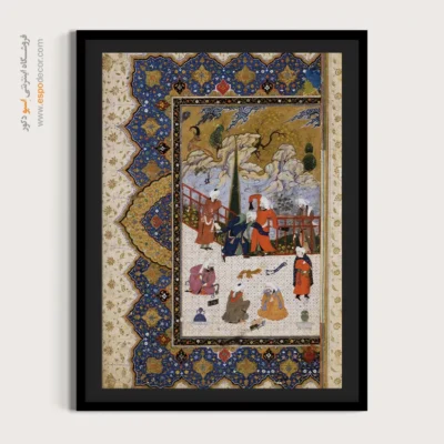 خرید تابلو داستانی - دو پیشانی – تابلو نقاشی ایرانی - اسپو دکور