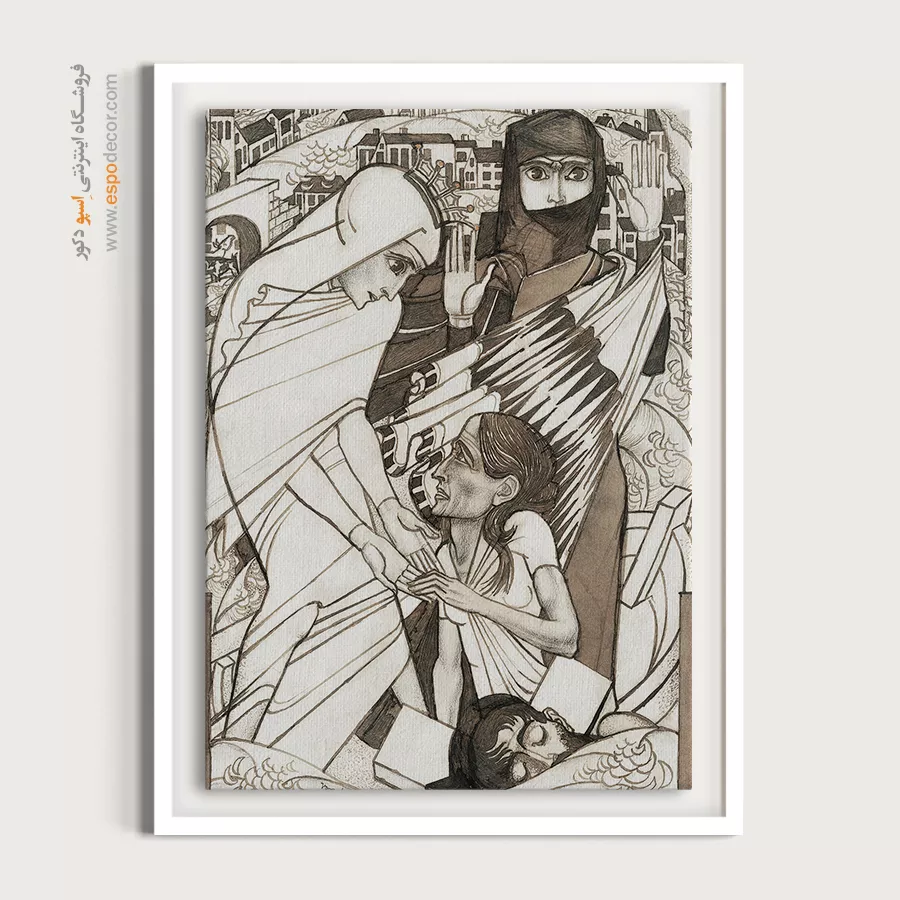 تابلو نقاشی های یان توروپ - اسپو دکور