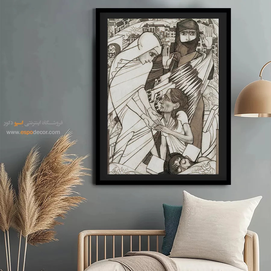 تابلو نقاشی های یان توروپ - اسپو دکور