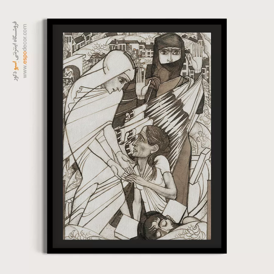 تابلو نقاشی های یان توروپ - اسپو دکور