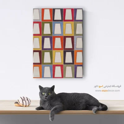 خرید آنلاین تابلو - دارما – تابلو گلیم تکه دوزی - اسپو دکور