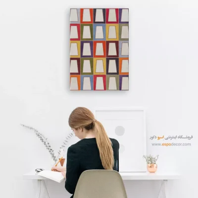 خرید آنلاین تابلو - دارما – تابلو گلیم تکه دوزی - اسپو دکور