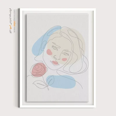 تابلو بوم مناسب پذیرایی - عمق طراحی – تابلو طراحی خطی - اسپو دکور