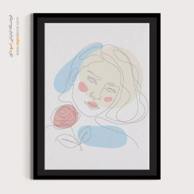 تابلو بوم مناسب پذیرایی - عمق طراحی – تابلو طراحی خطی - اسپو دکور