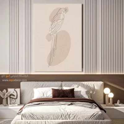 تابلو طراحی خطی زن