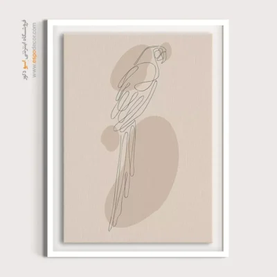 تابلو طراحی خطی زن - کیمیاگری محور – تابلو طراحی خطی - اسپو دکور