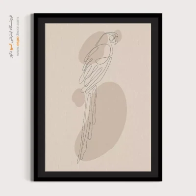 تابلو طراحی خطی زن - کیمیاگری محور – تابلو طراحی خطی - اسپو دکور