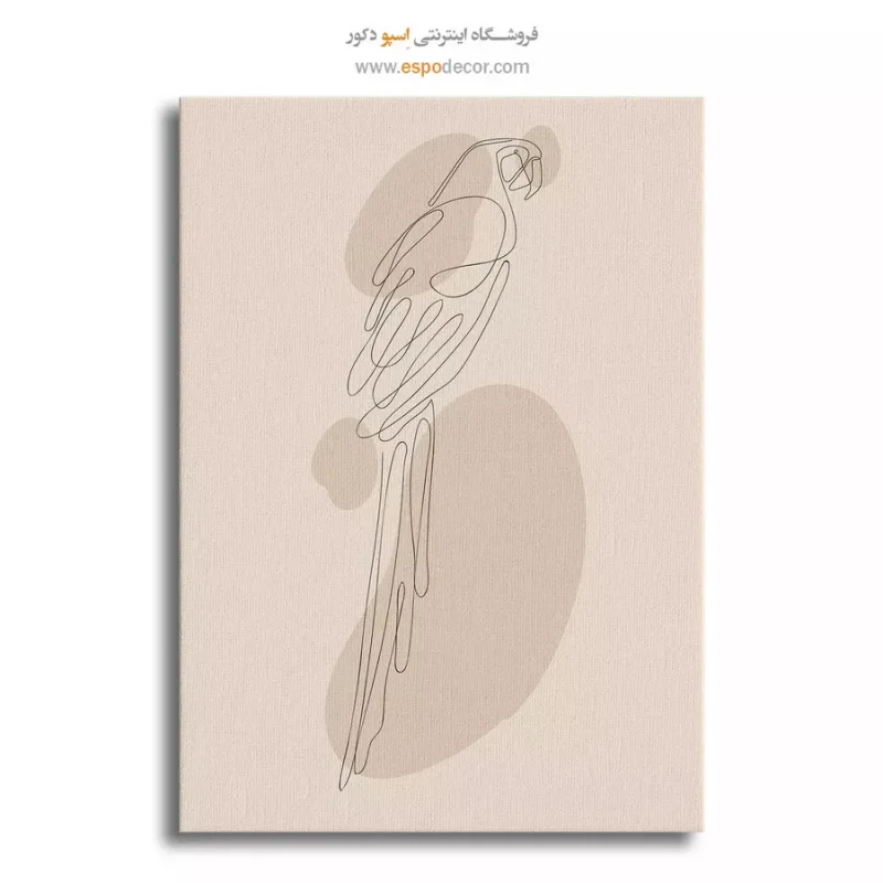 تابلو طراحی خطی زن
