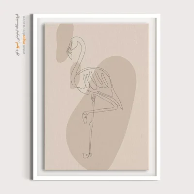 تابلو طراحی خطی پرتره - چارت گرامی – تابلو طراحی خطی - اسپو دکور