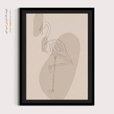 تابلو طراحی خطی پرتره - چارت گرامی – تابلو طراحی خطی - اسپو دکور