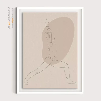 تابلو طراحی خطی ساده - کنجکاوی رنگی – تابلو طراحی خطی - اسپو دکور