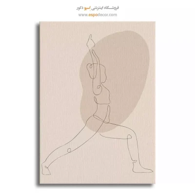 تابلو طراحی خطی ساده