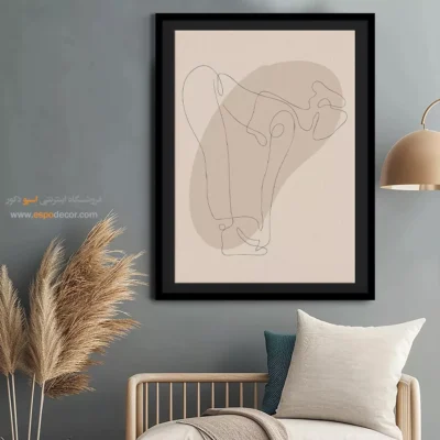 تابلو طراحی خطی انتزاعی - مارکر شگفت انگیز – تابلو طراحی خطی - اسپو دکور