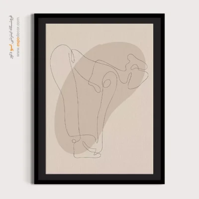 تابلو طراحی خطی انتزاعی - مارکر شگفت انگیز – تابلو طراحی خطی - اسپو دکور