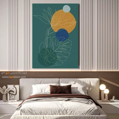 تابلو خطی گل