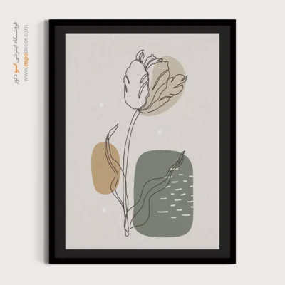 تابلو بوم مناسب پذیرایی - پتانسیل طرح – تابلو طراحی خطی - اسپو دکور