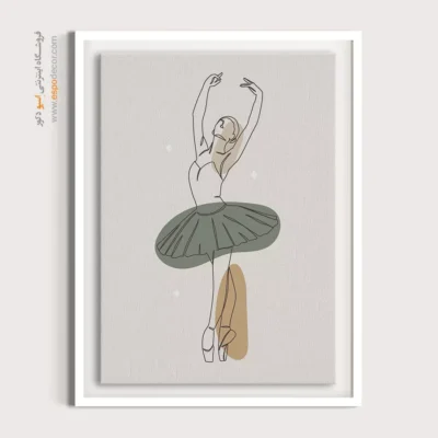 خرید تابلو بوم طراحی خطی - کشف طراحی – تابلو طراحی خطی - اسپو دکور